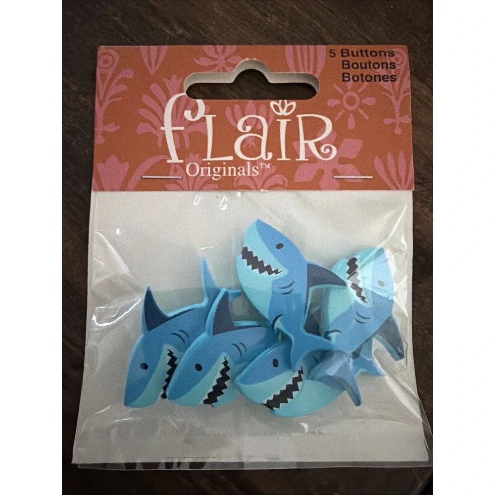 Lot Of 5 Packs Of Fun‎ Buttons